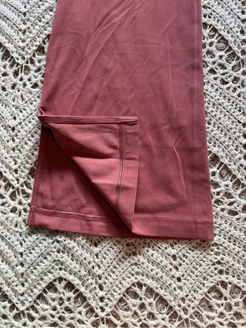 Lululemon Groove High-Rise Split-Hem Flared Pant Leggings Size 4 Rustic